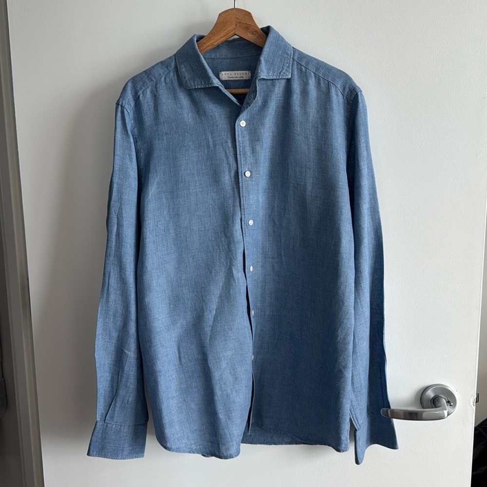 Luca Faloni Men's Dress Shirt